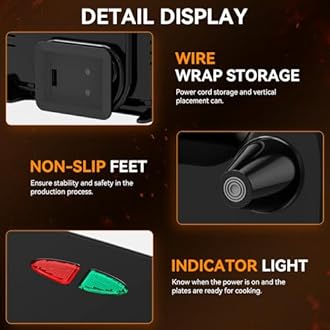 Snailar 2 Slice Sandwich Toaster with Flat Plates, Non-Stick, PFOA Free, Cool Touch Handle, 750W, Black