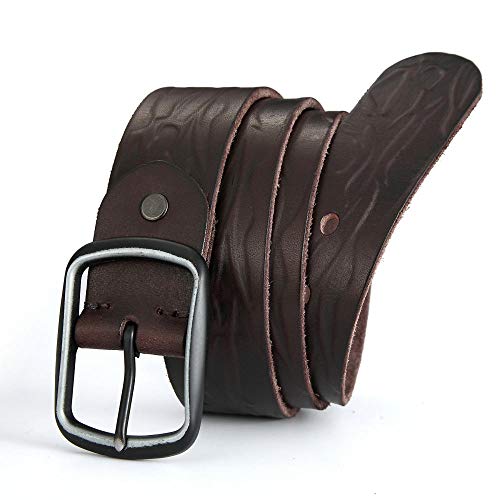 Ceinture d'hommes en cuir faite main, le cadeau idéal pour marquer un événement