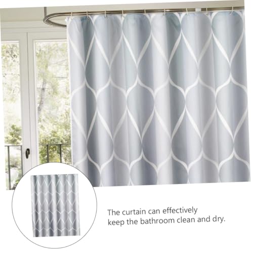 Rideau de bain imperméable en polyester chic Ipetboom pour douche moderne - 4