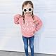 Big Sister Sweatshirt Baby Ankündigung Pullover Mädchen Kinder Langarmshirt Befördert Zu Große Schwester Outfit Neugeborenen Pulli Geschwister Babykleidung Warmer Kinderkleidung(Rosa,3-4Jahre)