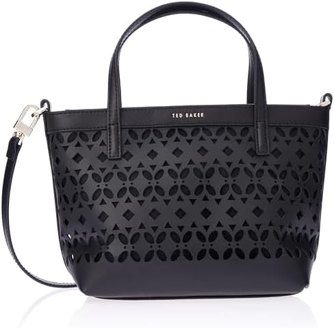 Ted Baker WXB-Lissann Laser Cut Mini Shopper Bag, Black: Buy