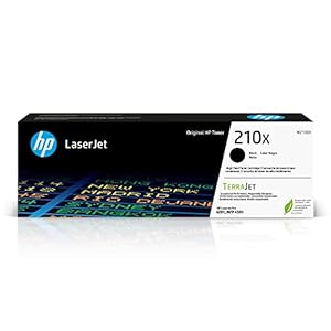 HP Cartucho de tóner negro de alto rendimiento 210X | Funciona a color Laserjet Pro 4201, Color Laserjet Pro MFP serie 4301 | W2100X