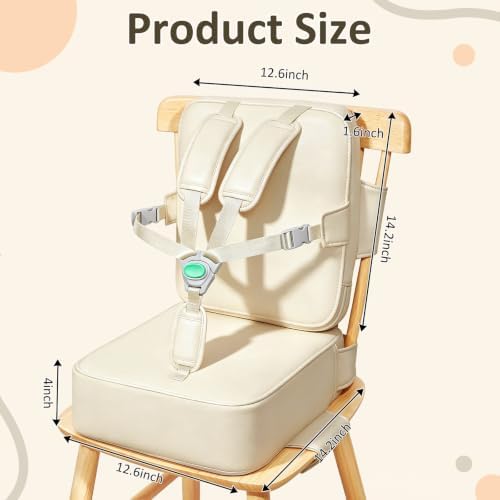 Cowcity Toddler Booster Seat for Dining Table,Kitchen Chair Booster Cushion