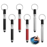 6 penne stilo e penna a sfera, per smartphone e tablet, per digitare, scrivere e disegnare, zona di presa antiscivolo, versatile, pratica e maneggevole