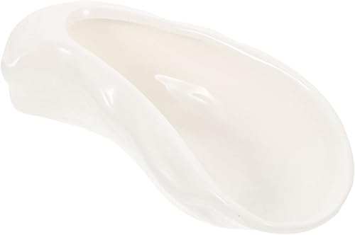 Luxshiny Plato de cerámica de ostras Plato de servir para alimentos Plato de cerámica Plato de cerámica para servir en hotel Platos en forma de