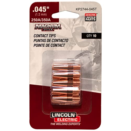 Lincoln KP2744-045T Tapered Contact Tip, 045, 10 pack