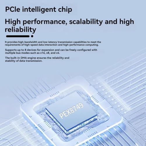 Extension PLX8749 PCIe 3.0 x16 pour ajouter un SSD M.2 NVMe et U.2 - 6