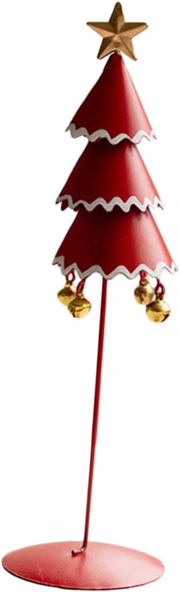 YYZKYTO Wrought Iron Christmas Decorations Indoor Halloween Decor Autumn Decor Metal Ornament Tree Metal Small s Tabletop Hook up Commemoration Day