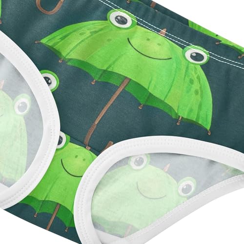Artistic Toddlers Underwear Floral 2t Cotton Panties Little Girl Green Umbrellas Frog Briefs Undies Kids4