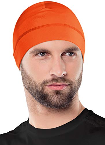 Image of OutdoorEssentials Skull Cap Helmet Liner for Men - Winter Beanie Hat for Running, Skiing, Cycling - Ultimate Thermal Retention & Performance Moisture Wicking - Fits Under Helmets