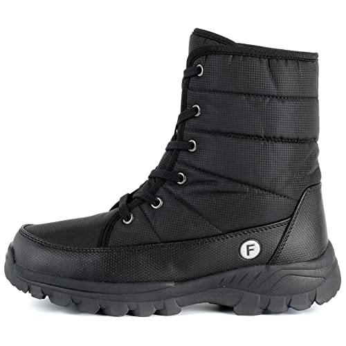 Men's Warm Winter Snow Boots Unisex Shoes Outdoor Anti-Slip Lightweight Cold Weather Boots2