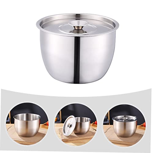 Tazón grande de acero inoxidable para mezclar alimentos miniatura 2