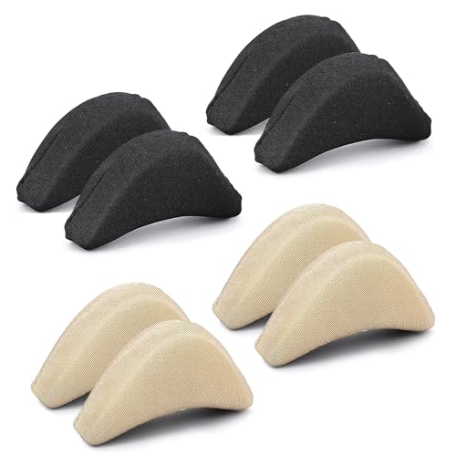 8 Piezas Esponja Suave Zapato de Relleno, Plantillas para Reducir Talla Zapato, Rellenos de Dedo del Pie, Suave Sponge Toe Plug, para Aliviar el Dolor de Pies de Tacón Alto