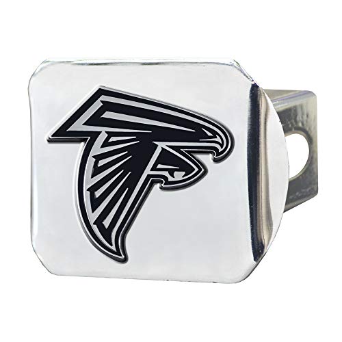 Atlanta Falcons NFL Chrome Metal Hitch Cover with 3D Chrome ...
