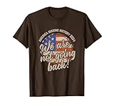 Photo Gallery bandiera americana con scritta "not going back usa 2024" maglietta Photo Gallery bandiera americana con scritta "not going back usa 2024" maglietta