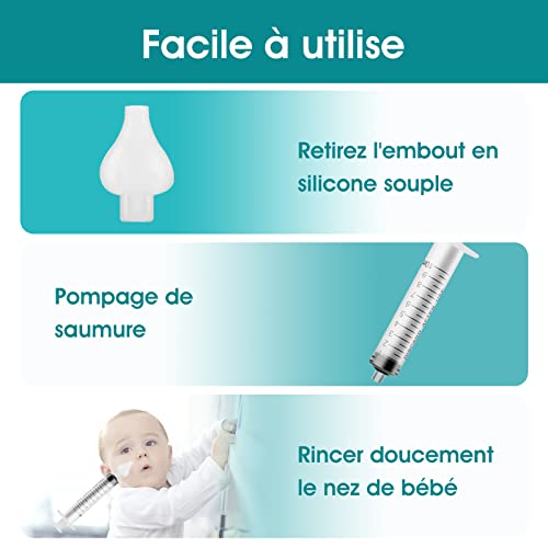 2 pz Siringa per Lavaggi Nasali Bambini, Siringhe