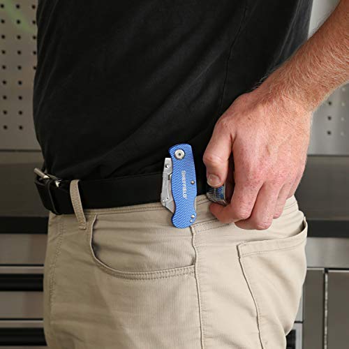 Sheffield Faca utilitária Ultimate Lock Back 12113, dobrável, faca de cortador de caixa, faca de car