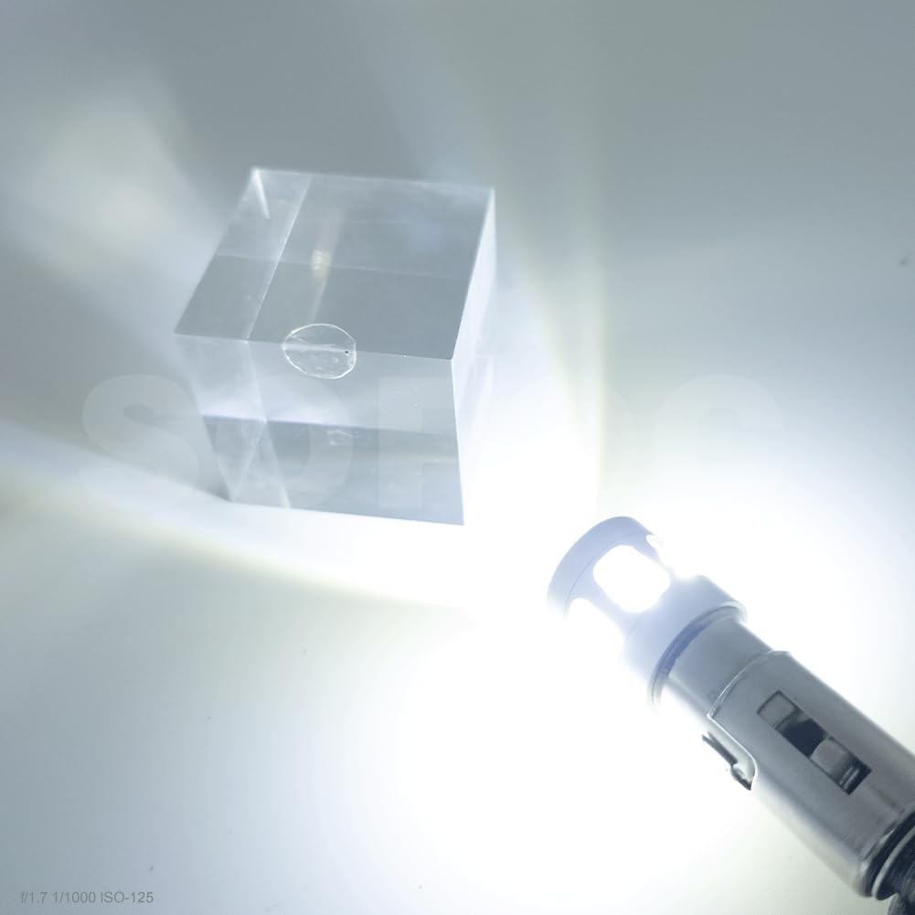 SOFOC 1156 BA15S Ampoule LED Blanc Froid Feu de Recul/DRL Avec Lentille Condenseur 6V 12V 24V Fit AC/DC 6-36V 1000LM 400% Plus Lumineux que Halogène P21W 15SMD 2Pcs