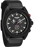 NIXON Orologio da uomo Geo Volt Rover Crono, nero/rosso, misura unica, Il Rover Chrono