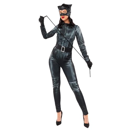 (PKT) (9913380) Adult Ladies Catwoman Movie Costume (UK 16-18)