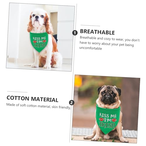 BESPORTBLE 4pcs pañuelos triangulares para perros miniatura 4