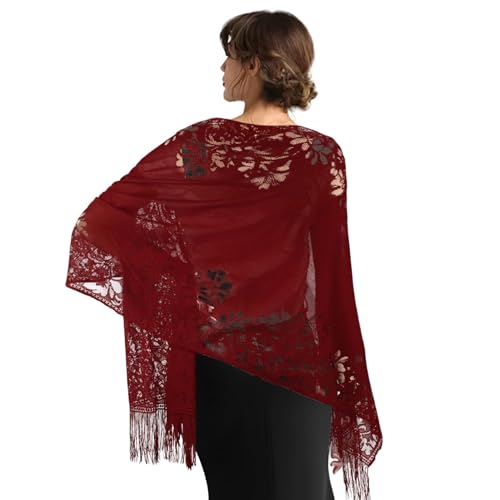 Étole festive pour femme, écharpes et foulards pour femme, étole pour robe de soirée, foulards en mousseline de soie, écharpes pour femme, châles en soie, étole...