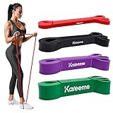 KAREEME Pull Up Assist Band, Heavy Duty Resistance Bands, Mobility and Powerlifting Exercise Bands, Perfect for Body Stretching, Powerlifting and Resistance Training