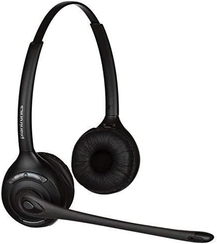 Plantronics CS520 Wireless Headset System Bundle With Headset Advisor Wipe (Renewed)