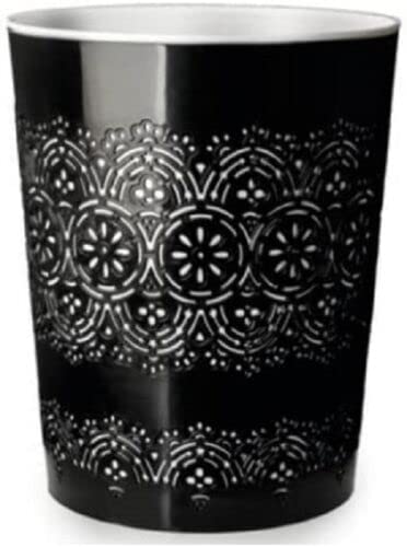 UNICORPSE TECHNOLOGIES PVT. LTD. Flora Waste Rubbish 9 Litre Paper Bin For Office Kitchen Home Bedroom Multiple Colours (Black)