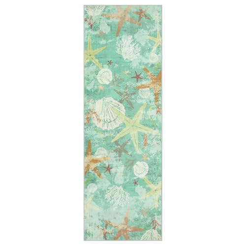 Wonnitar Coastal Bathroom Rug Runner thumb #7