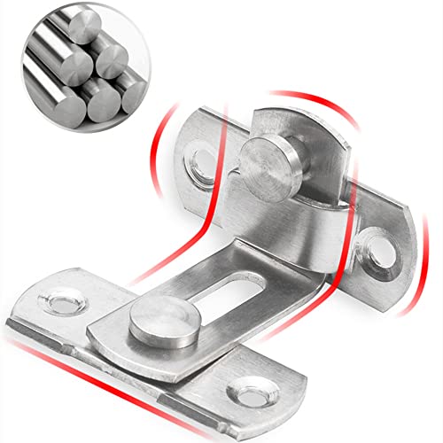 Door Latch Buckle Bolt Lock 90 Degree Angle For Door And Window Sliding Lock Bar Bolt Barn Sliding Latch #TOP3