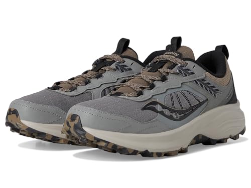 Saucony Men's Excursion Tr17 Sneaker, Cinder/Bark, 9.5