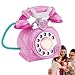 Pretend Play Phone - 6.6x4.3x6.6in Corded Landline Toy, Simulated Ring Me Rotary Telephone | Multipurpose Interactive Music Storytelling Activity for Boys Girls Kids Early Learning Playtime