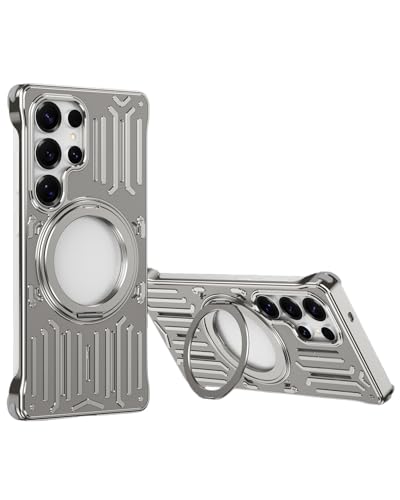 Coque en aluminium pour Samsung Galaxy S26 Ultra design métallique