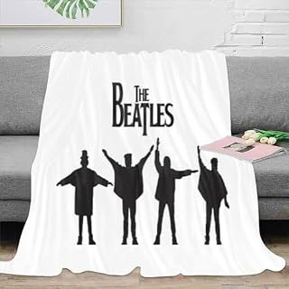 AMNOOL Couverture en Flanelle The Beatles-Couverture Polaire en Peluche imprimée 3D-Couverture Tendance Populaire-Literie en Microfibre Ultra Douce-Cadeaux Parfaits pour Noël,Anniversaire 200x230cm – Image 2