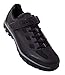 Tommaso Roma Mountain Bike Shoes, Mens Cycling Shoes for Gravel, Trek & Road Bicycles—Essential Bike Accessories for MTB Mens Bicycle—SPD Cleats Not Installed—Firm Laces—Black—Size 12US—46EU