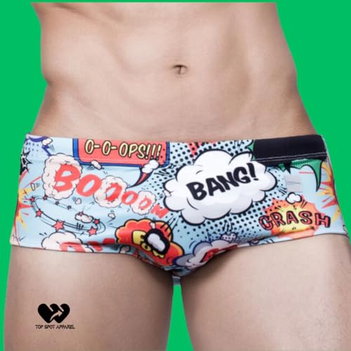 Men's Low Rise Swim Trunks, Big Bang2