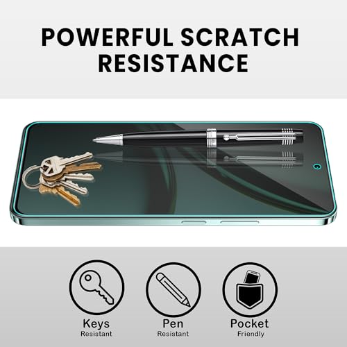 Image of ArmourPro Privacy Tempered Glass Screen Protector Compatible for Realme Narzo 70 Pro, Narzo 70, Realme 13 Plus and 12 Plus (6.67 Inch) with Edge to Edge Coverage and Installation kit (Pack of 2)