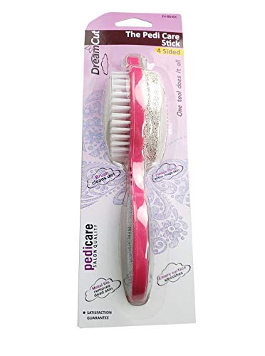 4 In 1 The Pedi Care Stick 4 Sided Pedicure Paddle Metal File And Emery Board Tool With Pumice Stone For Feet By Dreamcut #TOP7