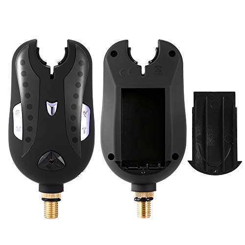 Alarmes de mordida, Andoer Alarme de pesca Kit de alerta sonoro de alarme de mordida de pesca Indica