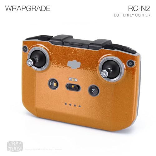 Image of WRAPGRADE Skin Stickers Compatible with DJI RC-N2 /N3 (Butterfly Copper)