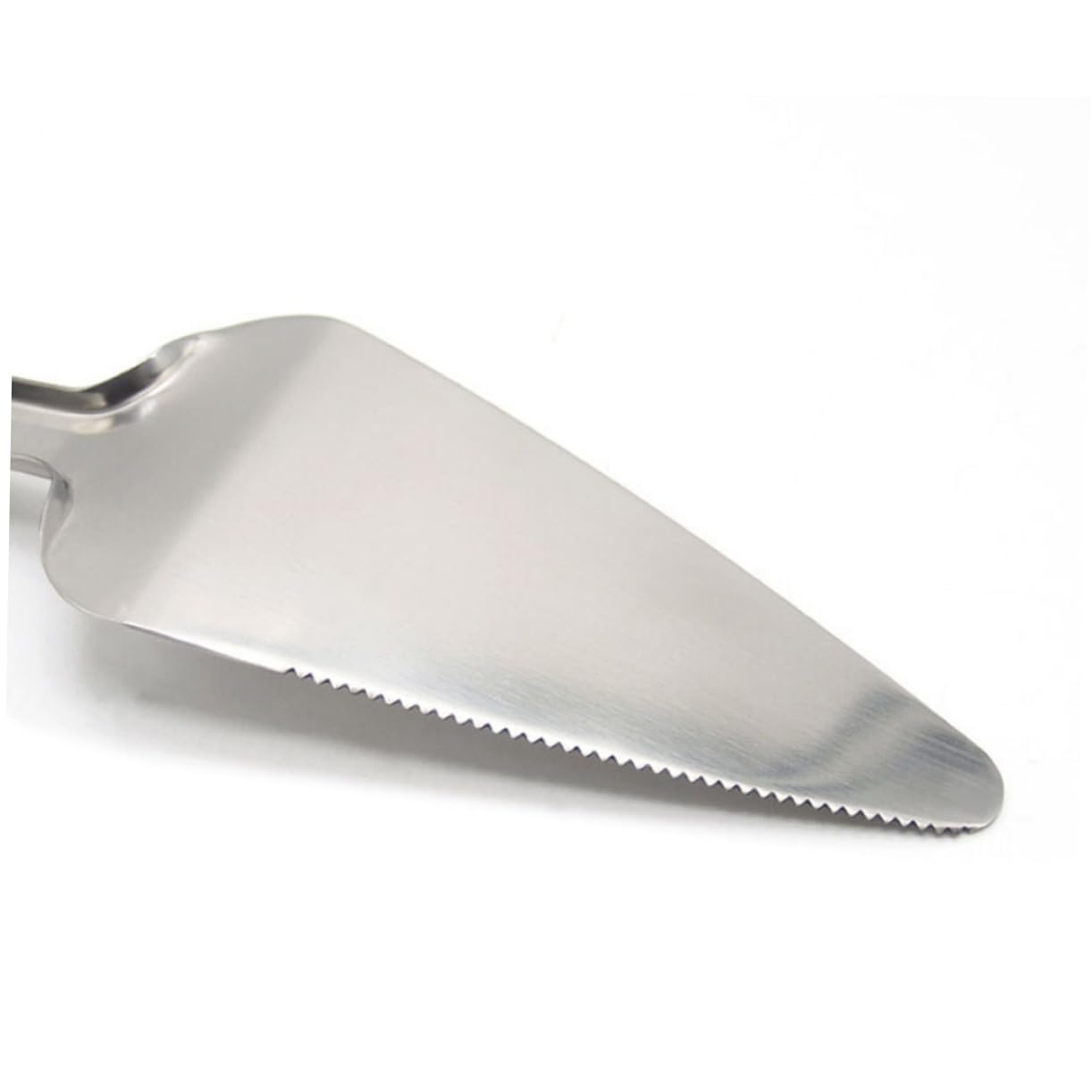 SOLUSTRE Cut Serve Pizza Slices Pie Server Steel Cake Scraper Stainless Steel Dishwasher Safe for Cake Quiche