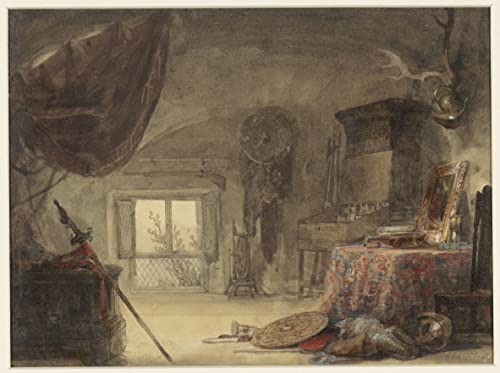 Affiche impression d'art David Roberts, toile de 60x90cm