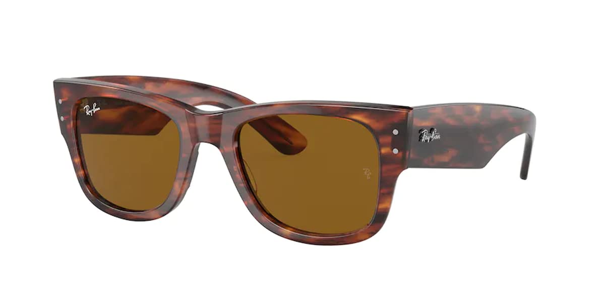 Ray-Ban RB0840S Mega Wayfarer Square Sunglasses for Men for WoMen BUNDLE With Accessory Cleaning KIT