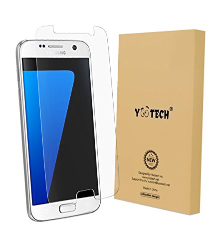 Galaxy S7 Screen Protector [Not for S7 Edge, Not Glass],Yootech[Newest Updated] [Full Coverage][Case Friendly] Screen Protector for Samsung Galaxy S7 Clear HD Anti-Bubble Film