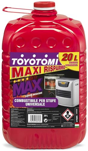 Toyotomi MAX20L Super Pure, Combustible compatible con todas las estufas eléctricas o mecánicas,...