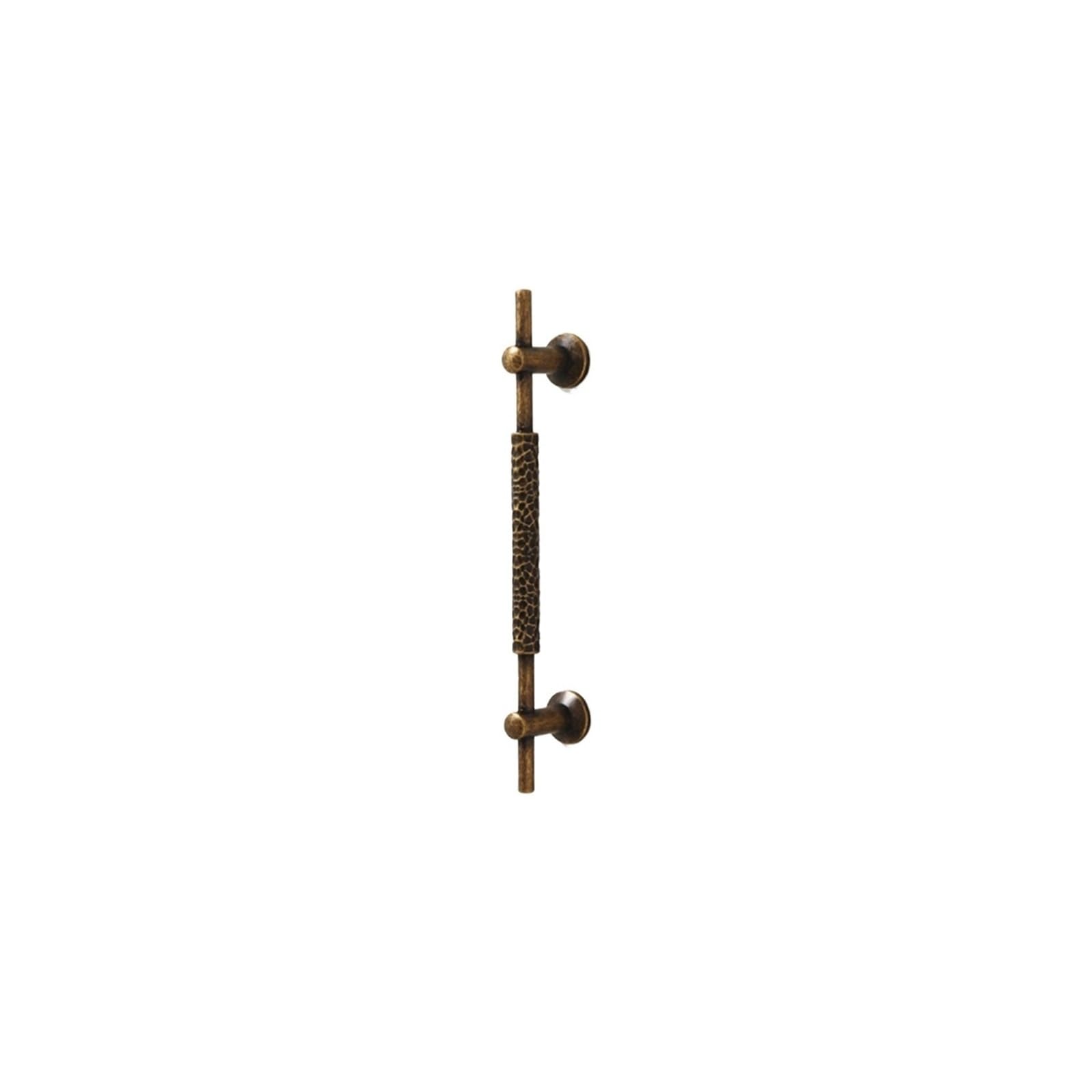 Yonmledo 10557-128Mm Brass Vintage Drawer Handles 2Pcs Yellow Antique Brass Wardrobe Door Pull Vintage Furniture Handle Single-Hole Drawer Knobs Cabinet Antique Bronze Hardware Handle(10557-128Mm)