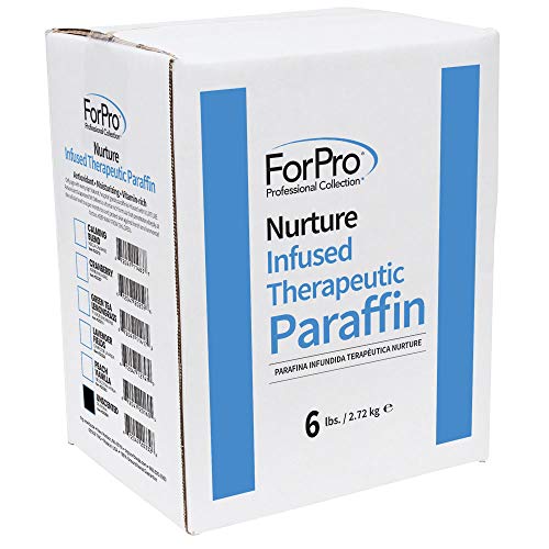 ForPro Nurture Infused Therapeutic Paraffin, Fragrance-Free, Non-Greasy, Age-Defying & Moisturizing for Soft & Healthy Skin, 6 Lbs.