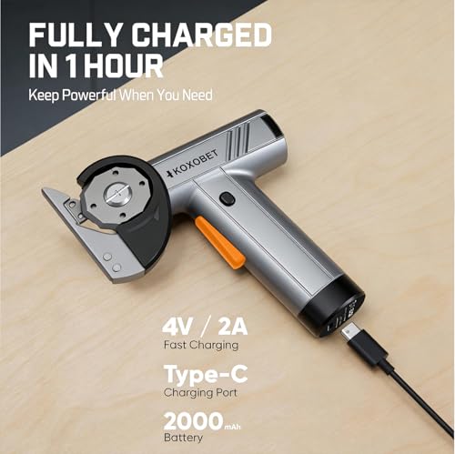 2026 Upgrade 4.2V Cordless Cutting Tool, Cardboard Cutter with LED Display - image 8
