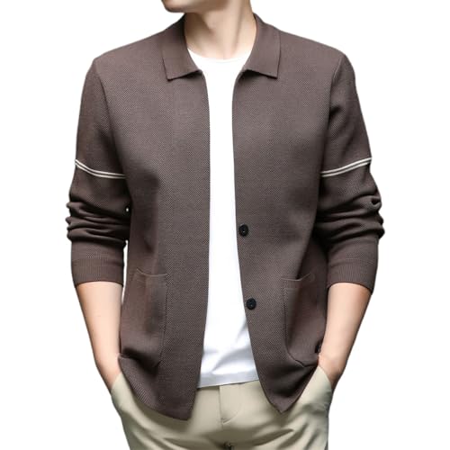 Chaqueta cálida informal de lana para hombre lista para la oficina